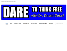 Tablet Screenshot of daretothinkfree.com